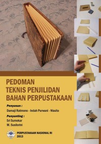 E-book Pedoman teknis penjilidan bahan perpustakaan