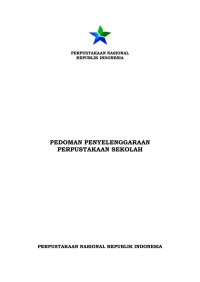 E-book Pedoman penyelenggaraan perpustakaan sekolah