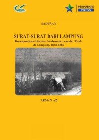 E-book Surat-surat dari Lampung :korespondensi Herman Neubronner van der Tuuk di Lampung, 1868-1869